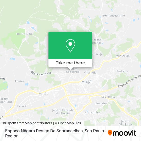 Espaço Nāgara Design De Sobrancelhas map