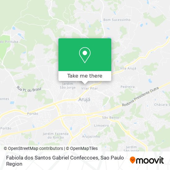 Fabiola dos Santos Gabriel Confeccoes map