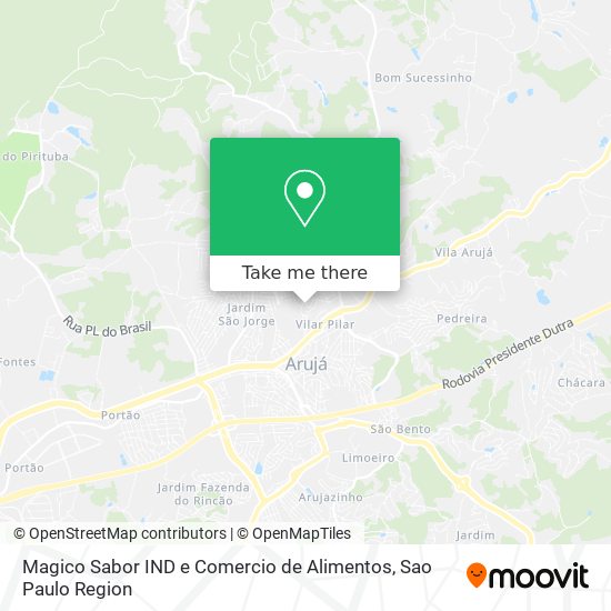 Magico Sabor IND e Comercio de Alimentos map