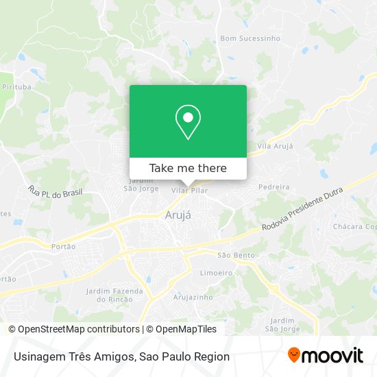 Usinagem Três Amigos map