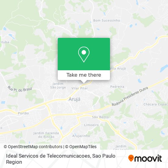 Ideal Servicos de Telecomunicacoes map