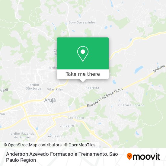 Anderson Azevedo Formacao e Treinamento map