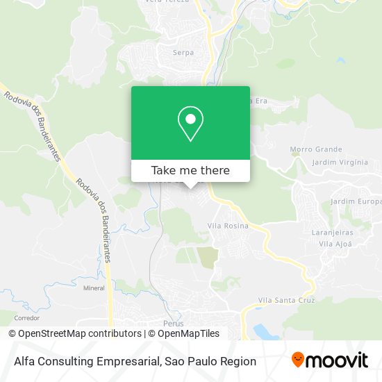 Alfa Consulting Empresarial map