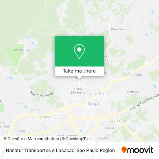 Nanatur Transportes e Locacao map