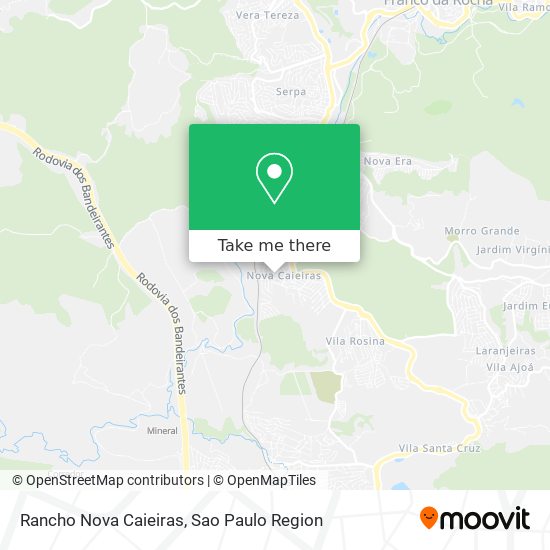 Rancho Nova Caieiras map