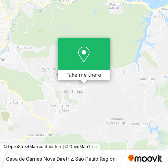 Casa de Carnes Nova Diretriz map