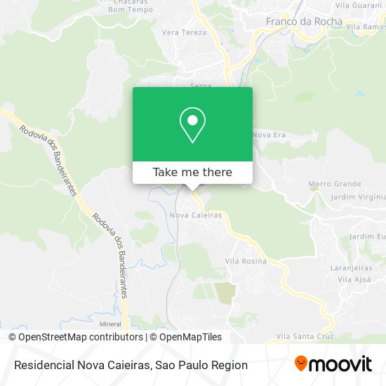 Mapa Residencial Nova Caieiras