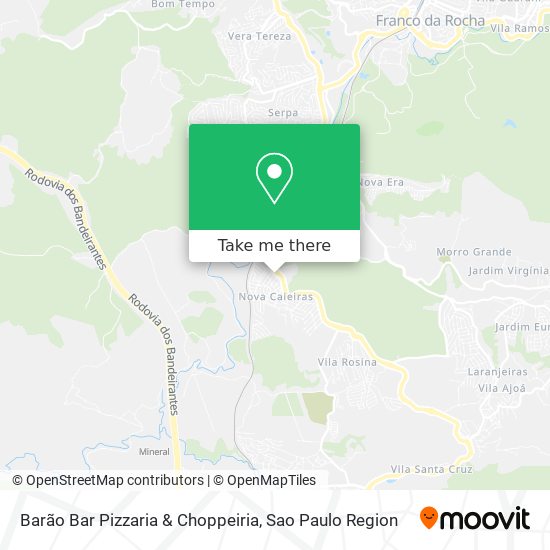 Barão Bar Pizzaria & Choppeiria map