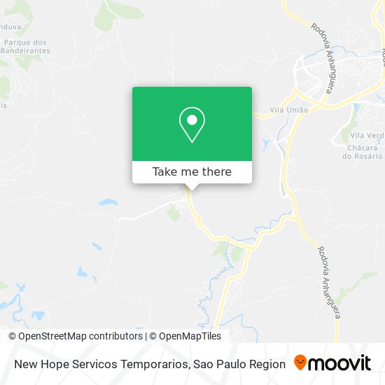 New Hope Servicos Temporarios map