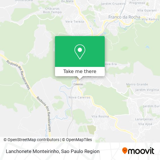 Lanchonete Monteirinho map
