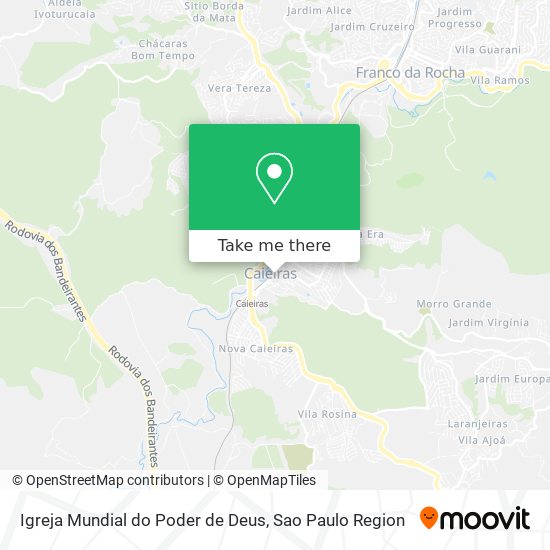 Igreja Mundial do Poder de Deus map