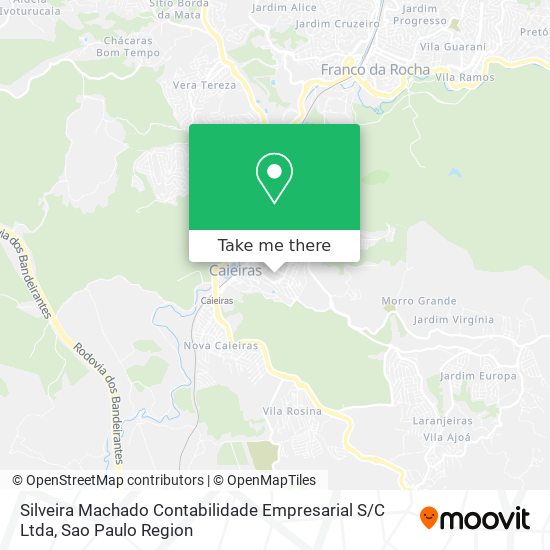 Mapa Silveira Machado Contabilidade Empresarial S / C Ltda