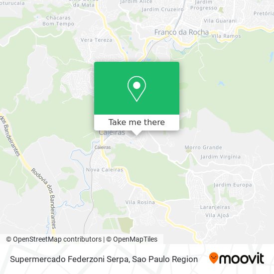 Supermercado Federzoni Serpa map