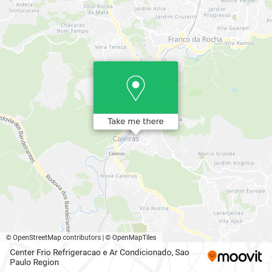 Center Frio Refrigeracao e Ar Condicionado map