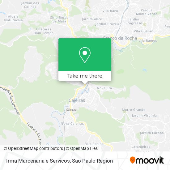 Irma Marcenaria e Servicos map