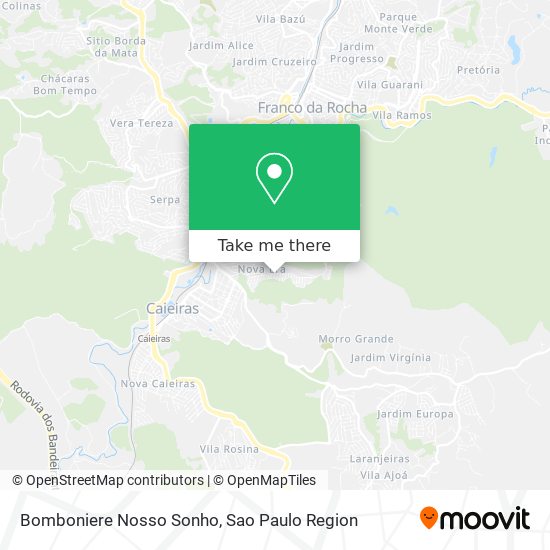 Bomboniere Nosso Sonho map