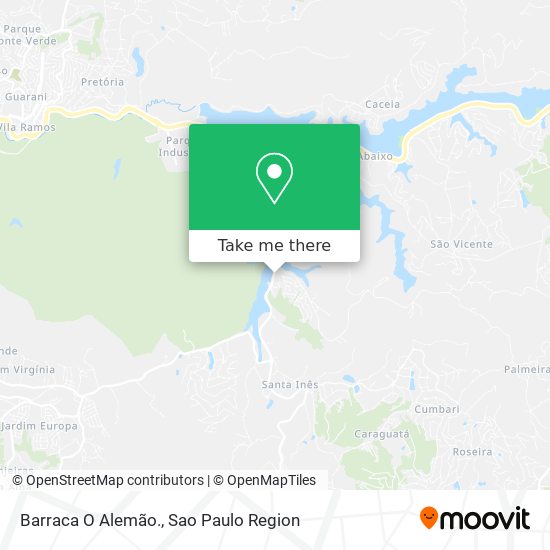 Barraca O Alemão. map