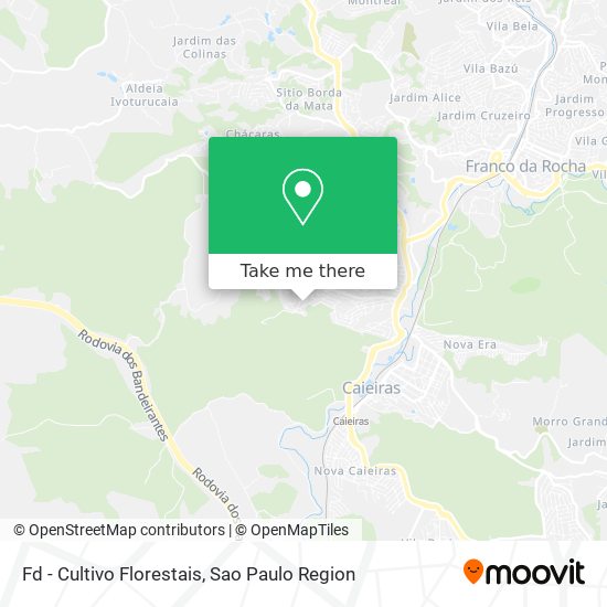 Fd - Cultivo Florestais map