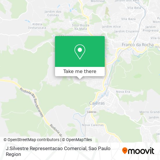 J.Silvestre Representacao Comercial map