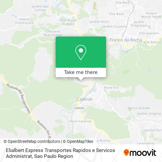 Elialbert Express Transportes Rapidos e Servicos Administrat map