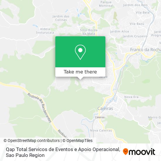 Mapa Qap Total Servicos de Eventos e Apoio Operacional