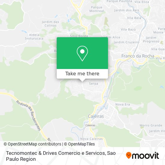 Tecnomontec & Drives Comercio e Servicos map