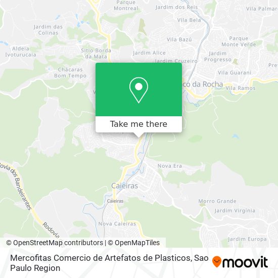 Mercofitas Comercio de Artefatos de Plasticos map