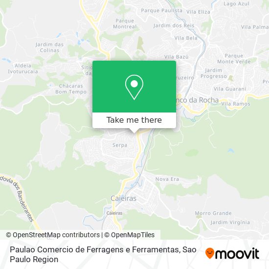 Paulao Comercio de Ferragens e Ferramentas map
