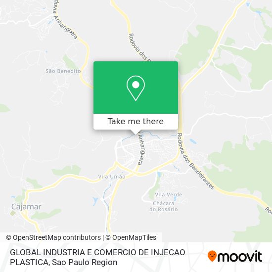 GLOBAL INDUSTRIA E COMERCIO DE INJECAO PLASTICA map