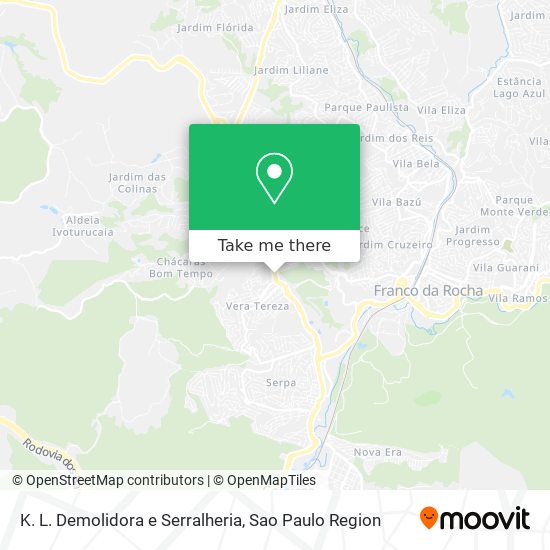 K. L. Demolidora e Serralheria map