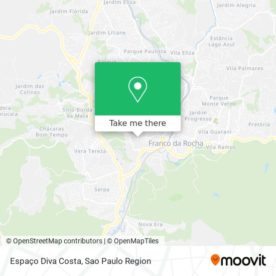 Espaço Diva Costa map