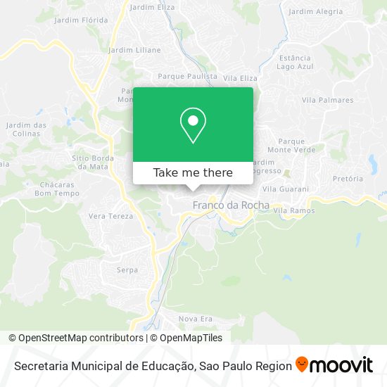 Secretaria Municipal de Educação map
