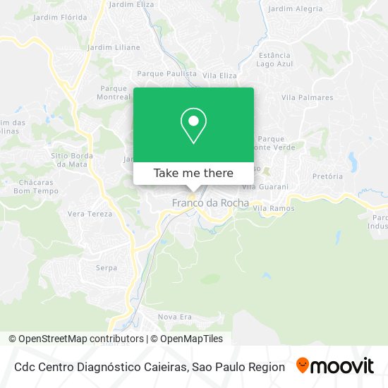 Cdc Centro Diagnóstico Caieiras map