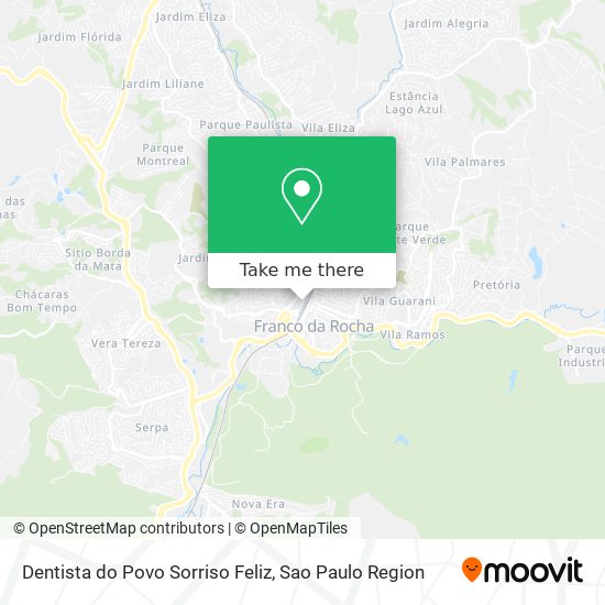Dentista do Povo Sorriso Feliz map
