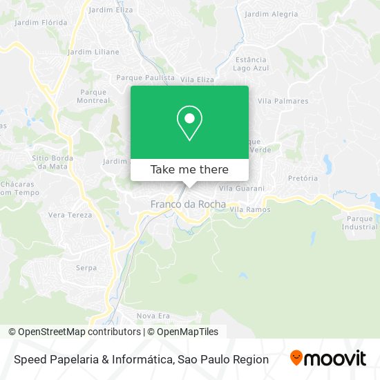 Speed Papelaria & Informática map