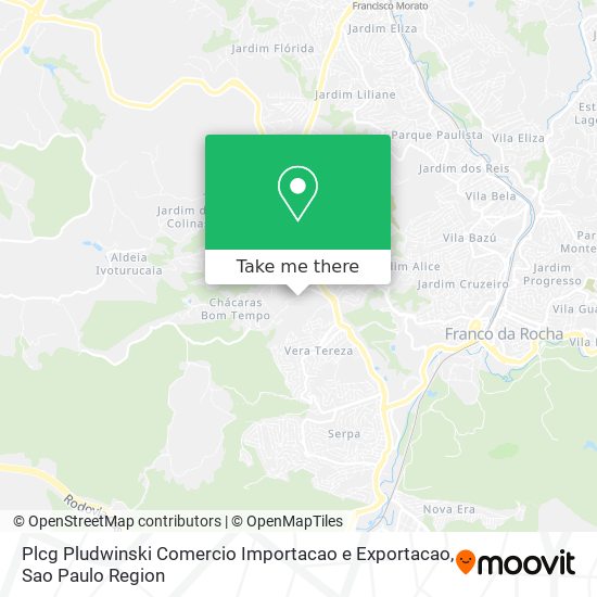 Plcg Pludwinski Comercio Importacao e Exportacao map