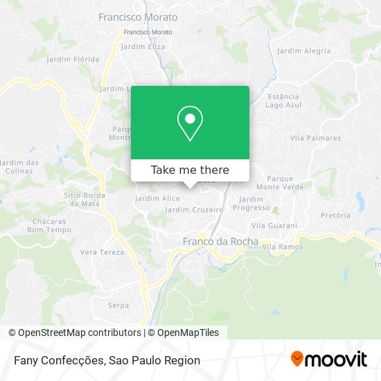 Fany Confecções map