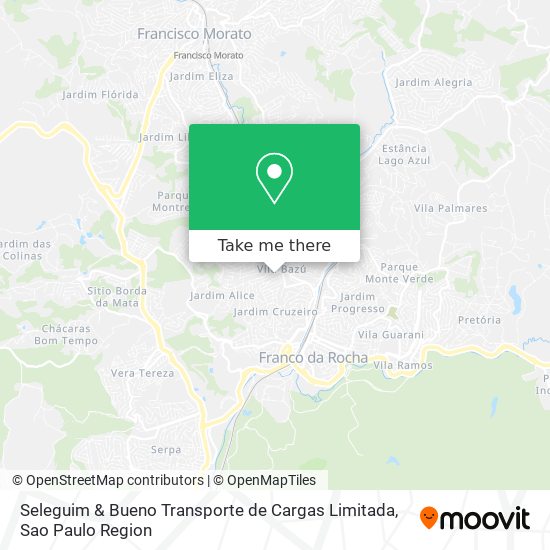 Seleguim & Bueno Transporte de Cargas Limitada map