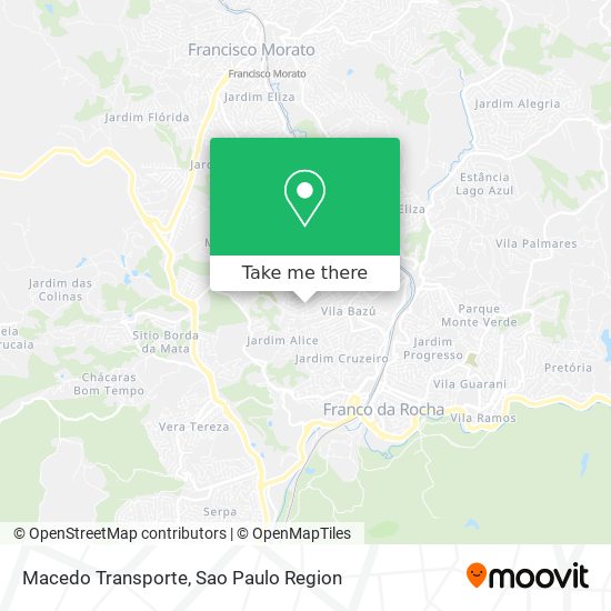 Mapa Macedo Transporte