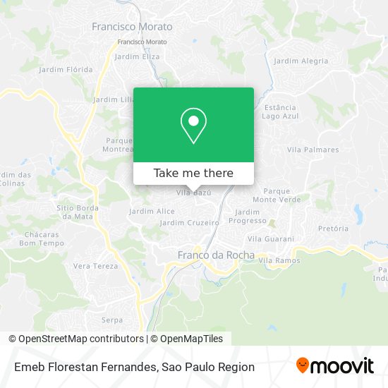 Emeb Florestan Fernandes map