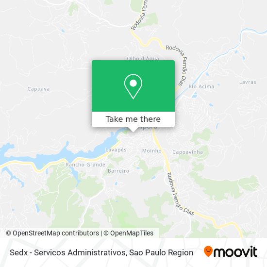 Sedx - Servicos Administrativos map