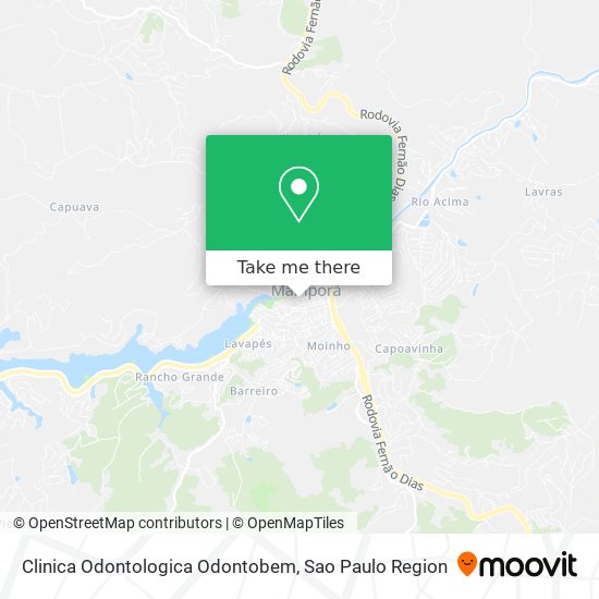 Clinica Odontologica Odontobem map