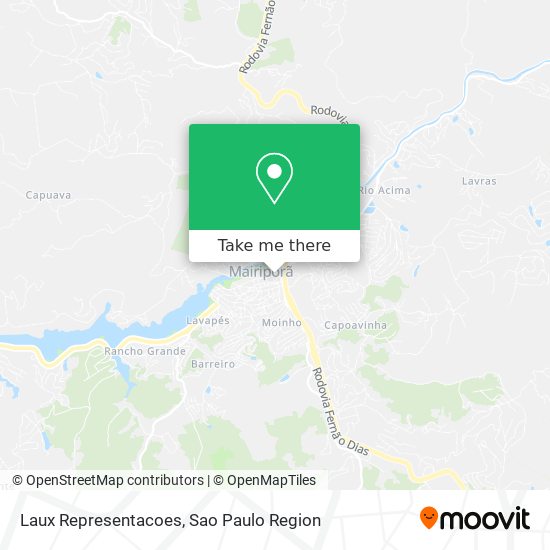 Laux Representacoes map