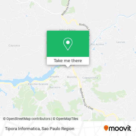 Tipora Informatica map