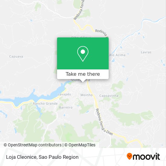 Loja Cleonice map