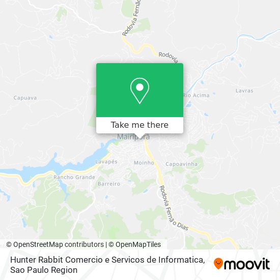 Hunter Rabbit Comercio e Servicos de Informatica map