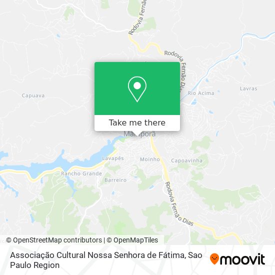 Associação Cultural Nossa Senhora de Fátima map