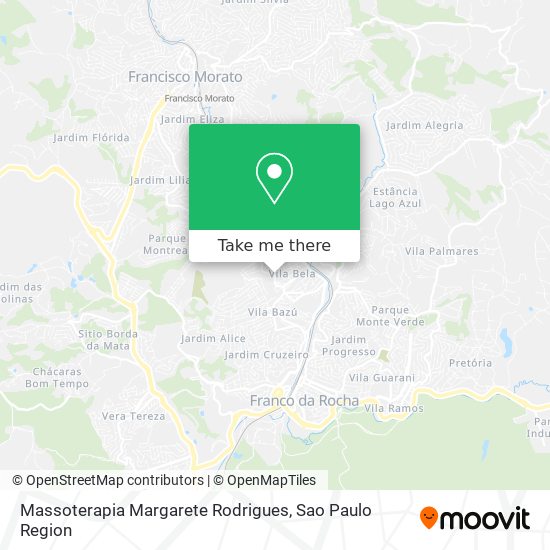 Massoterapia Margarete Rodrigues map