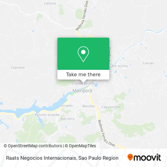 Raats Negocios Internacionais map