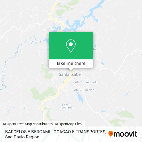 BARCELOS E BERGAMI LOCACAO E TRANSPORTES map